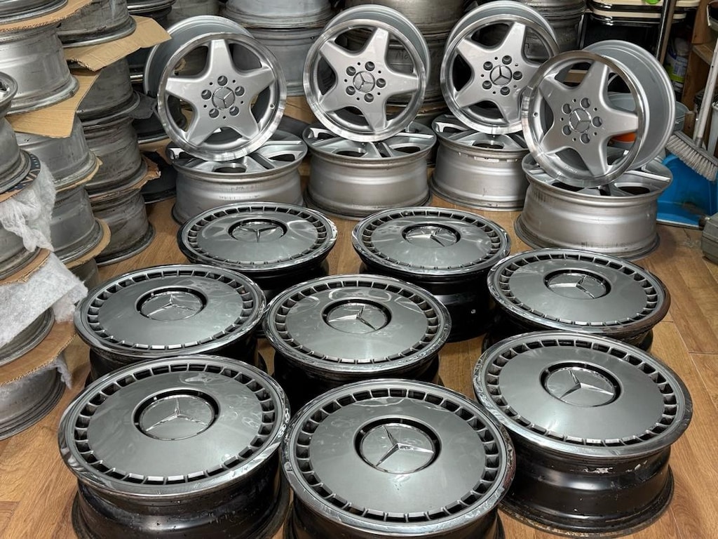 Orjinal 16 inç Direkt Uyumlu W124-W201 jant-nikelajlı kapak Mercedes - 5