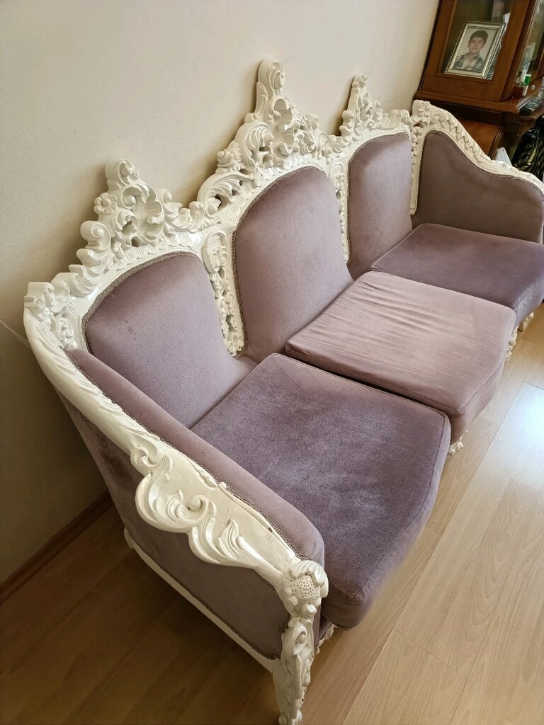 antika üçlü koltuk - 6