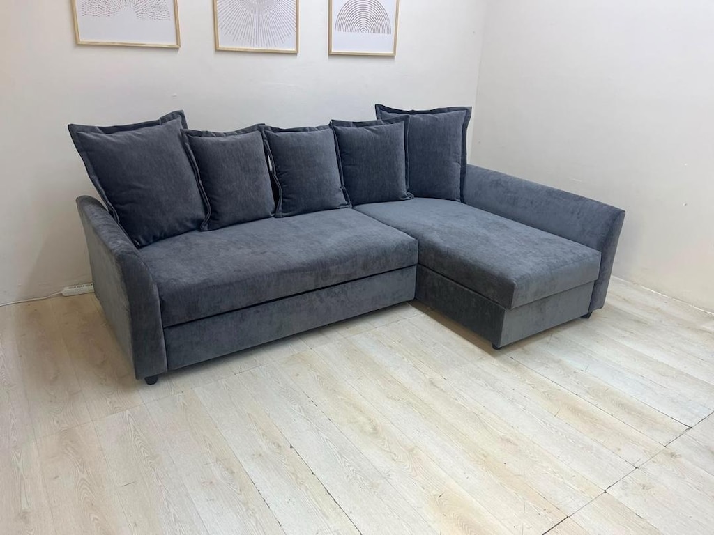 IKEA HOLMSUND SIFIR KAPLAMA YATAKLI BAZALI L KÖŞE KOLTUK KANEPE - 2