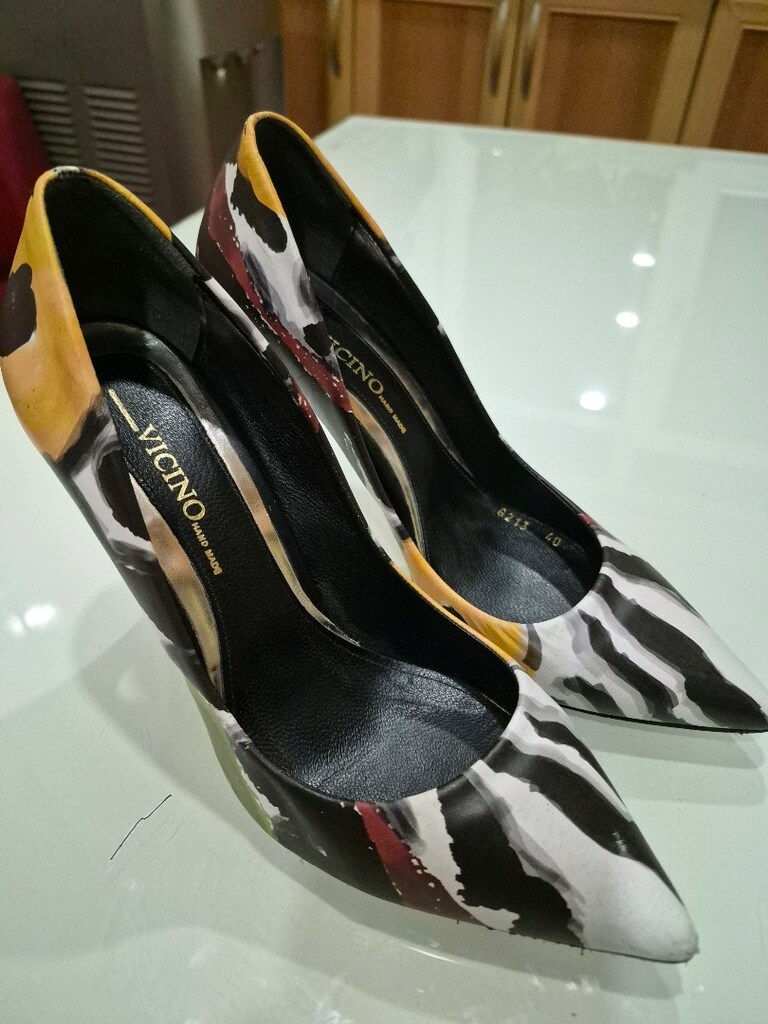 VICINO KARISIK DESENLI STILETTO 11 CM - 2