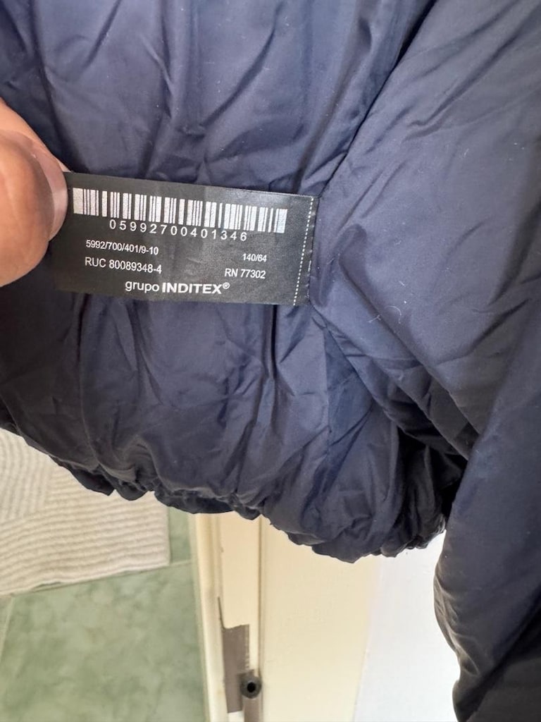 Zara Lacivert Çocuk Şişme Mont - 7