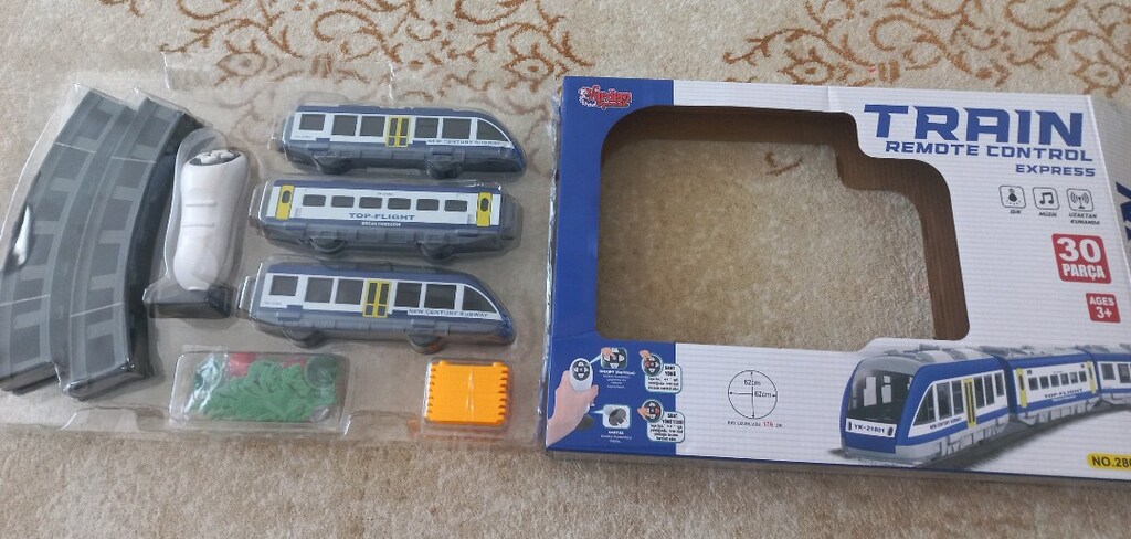 Kumandalı 30 Parça Işıklı ve Sesli 176 cm Tren Seti - 4