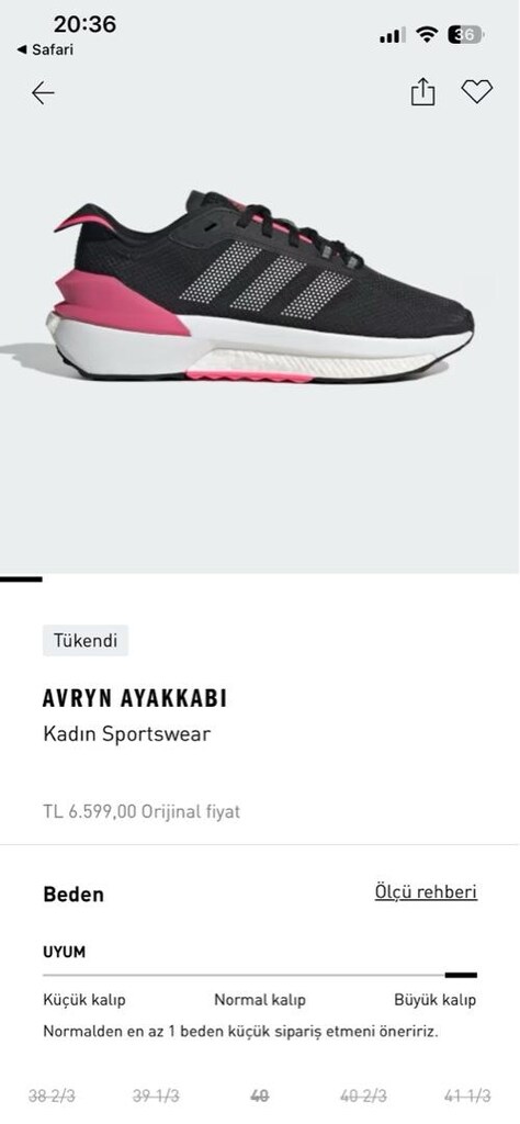 Adidas Kadın Spor Ayakkabı - 8