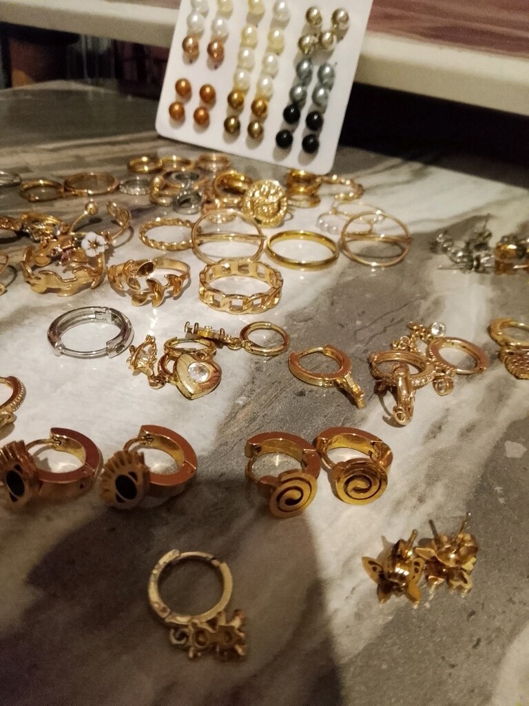 Çelik solmayan takılar yüzük küpe toplu fiyatı - 8