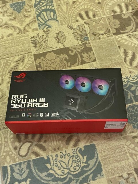 ASUS ROG RYUJIN III 360 ARGB İŞLEMCİ SIVI SOĞUTUCUSİYAH