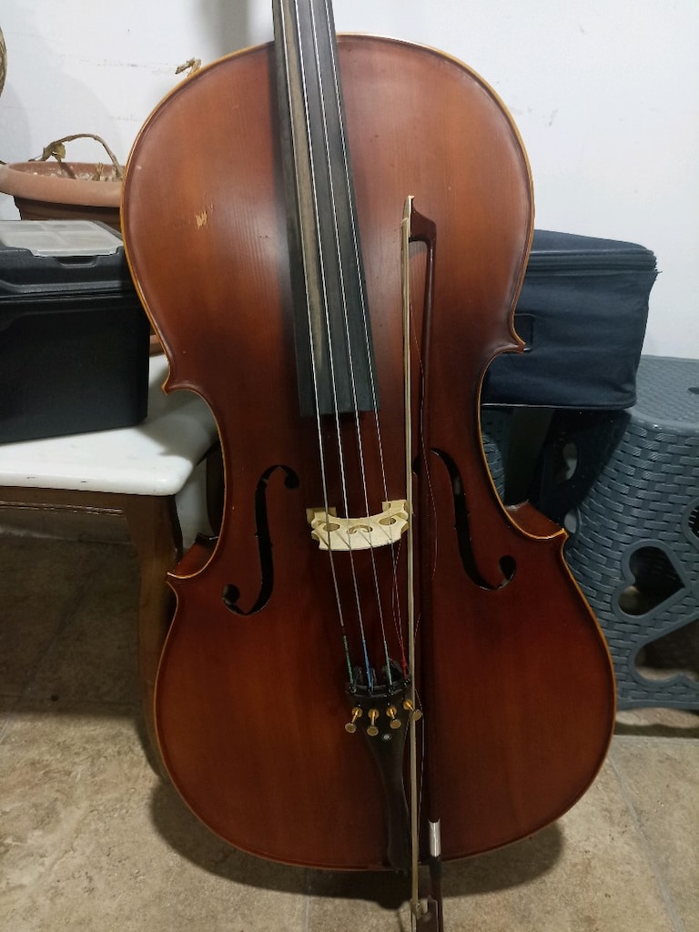 Vanetta WN-21 4/4 (Tam Boy) Masif Ağaç Çello - Tertemiz / Kusursuz - 2