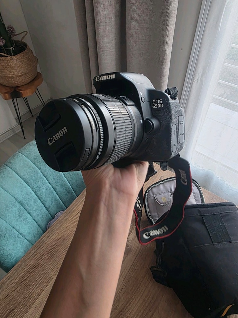 temiz fotoğraf makinesi çanta ve ek lens ile - 6