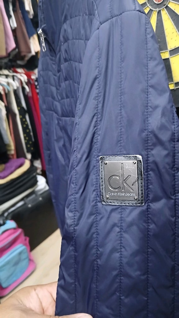Calvin Klein Jeans lacivert renkli mont(M ve S bedene uyumludur..) - 3