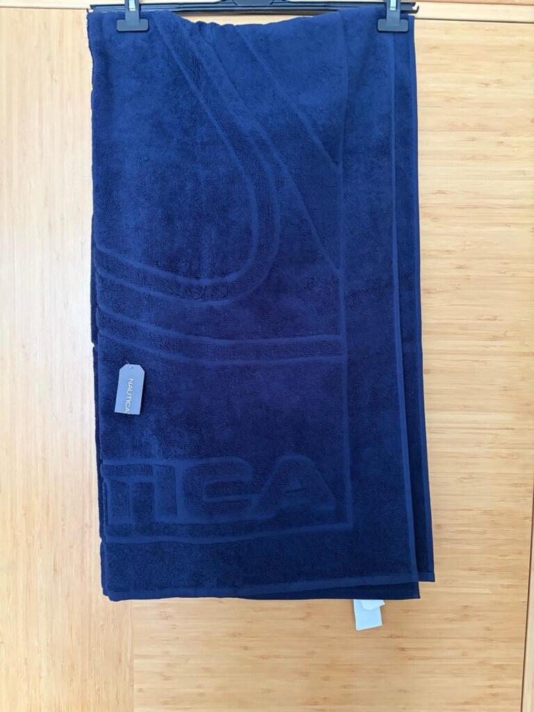 Orijinal nautica plaj havlusu unisex model sıfır etiketli - 7