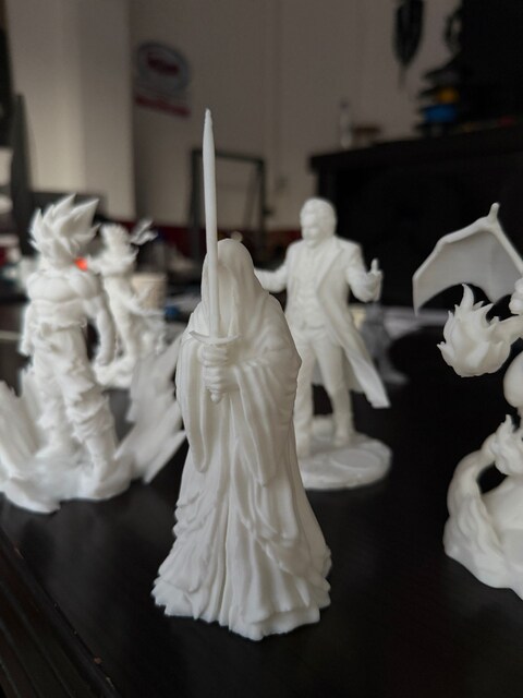 Witch King Cadı Kral Model 15 CM 3D 3 Boyutlu Anime Figür Beyaz