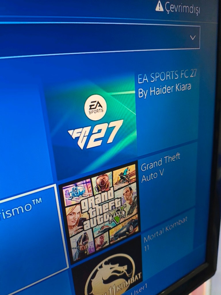PS4 1 TB 30 OYUNLU PES 27 FC 27 TR SPİKER GARANTİLİ GOLDHEN SLİM 1 KOL - 2