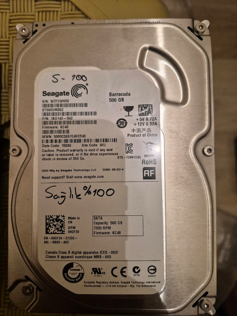SEAGATE 500 GB HDD - 3