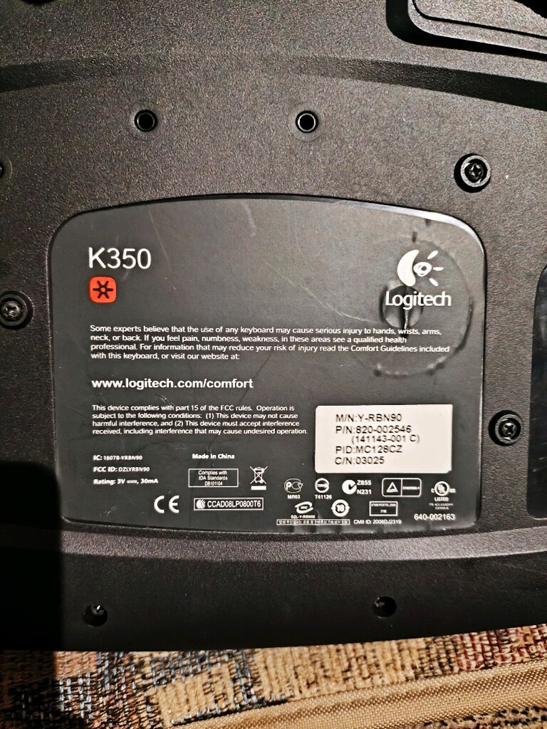 Logitech K350 - 2