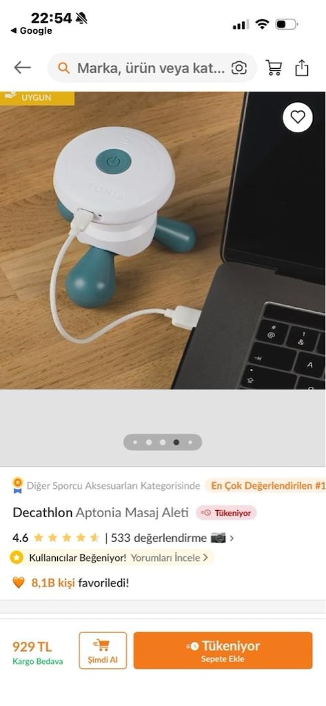 Decathlon Aptonia Masaj Aleti - 2