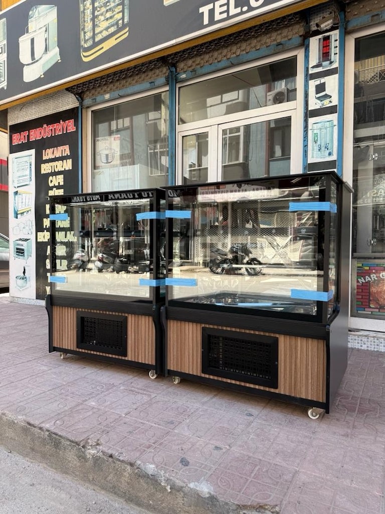pasta dolabı vitrin dolabı tatlı dolabı kebap dolabı meze dolabı endüs - 11