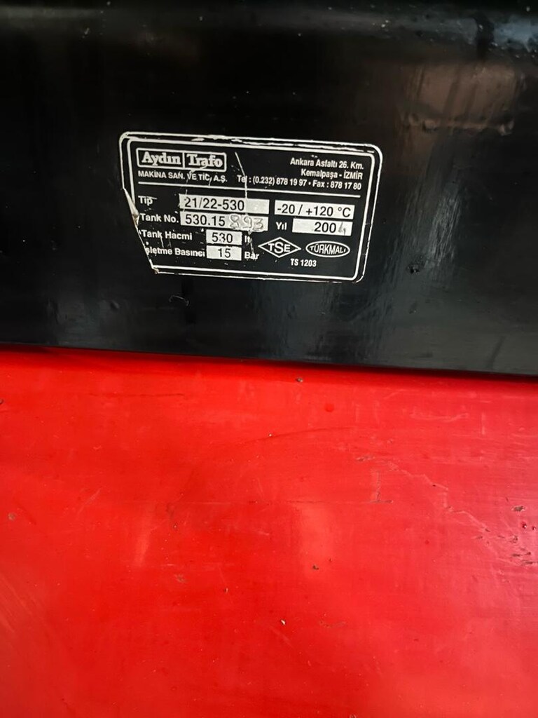530 litre12 bar aydin tirafo komporosor - 7