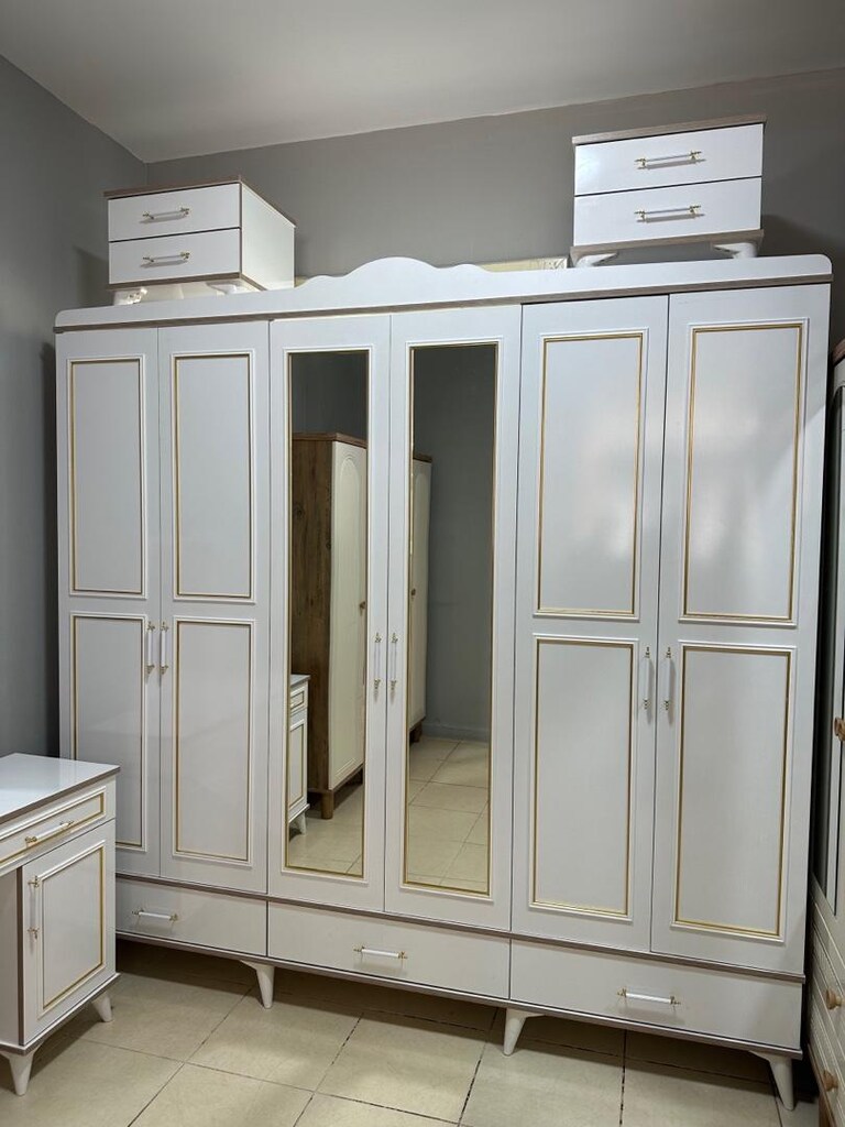ultra lüks komple mdf yatak odası takımı sıfır ürün adrese teslim - 3