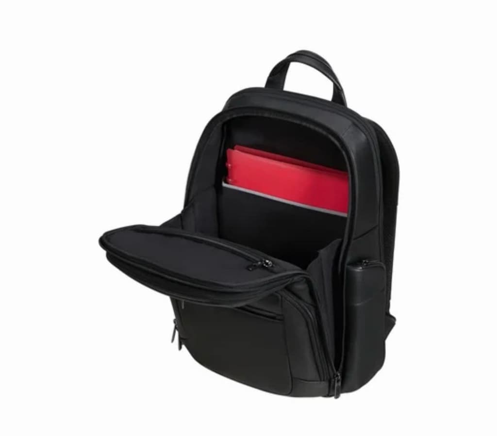 SAMSONITE Samsonite Siyah Pro-DLX 6 15.6'' Deri Laptop Sırt Çantası - 4