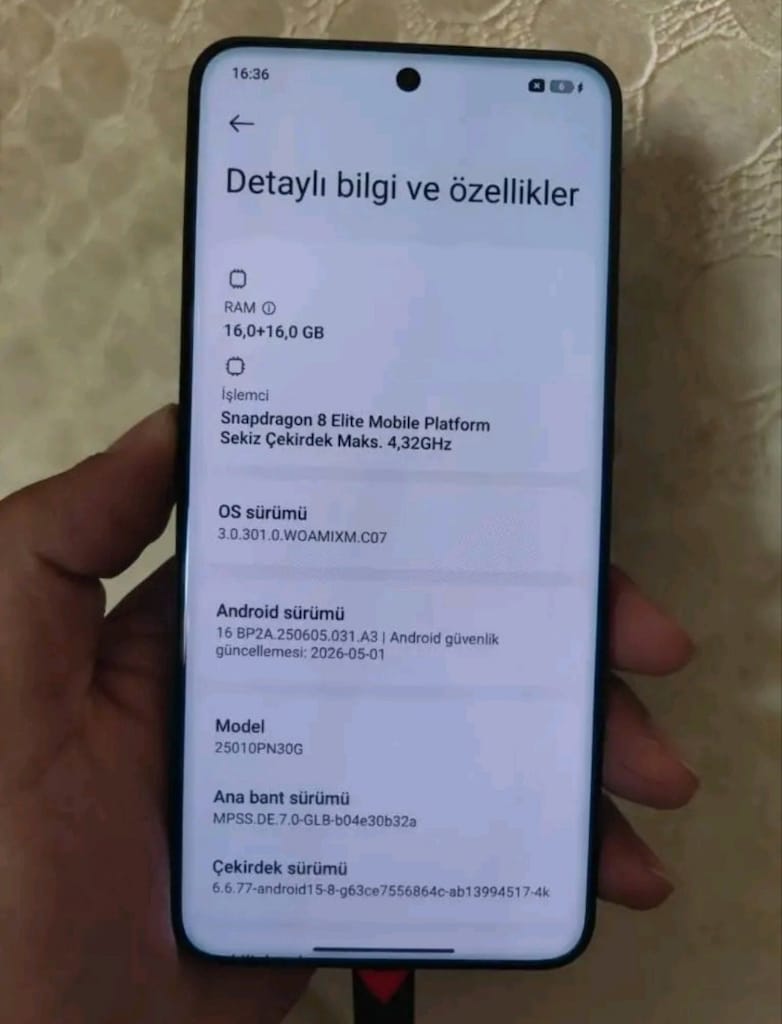 ÖMÜRLÜK SERVER KAYITLI KUTULU ŞARJLI XİAOMİ 15 ULTRA 512GB HAFIZA - 10