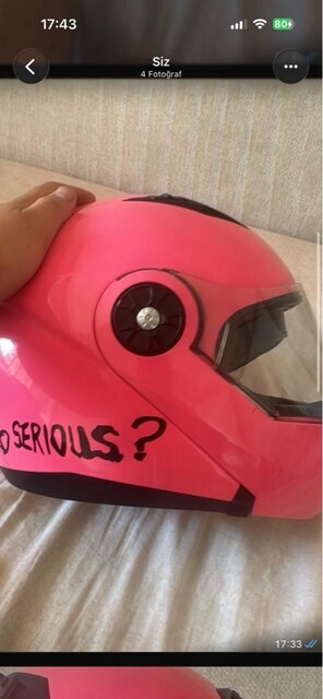 pembe kask