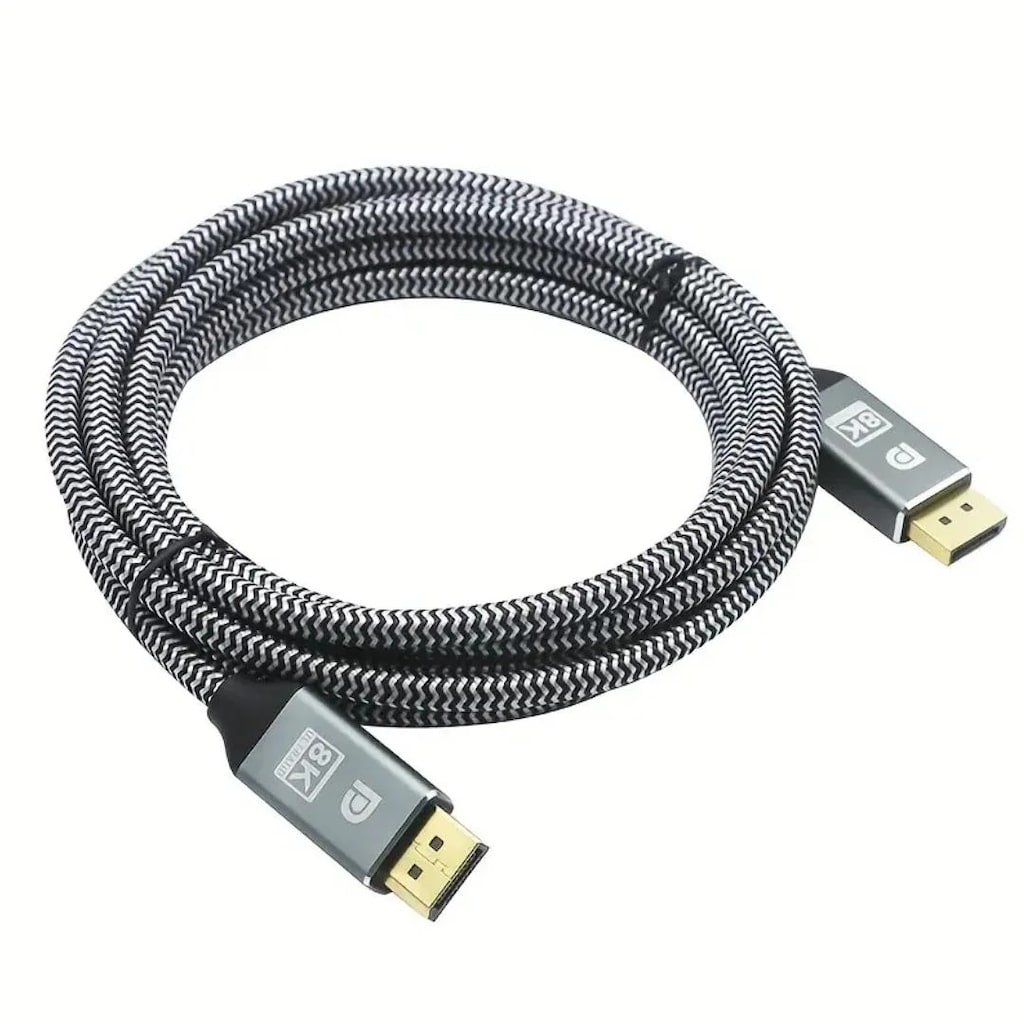 1.5 Metre 8K Çözünürlük Destekli DisplayPort 1.4 Görüntü Kablosu - 2