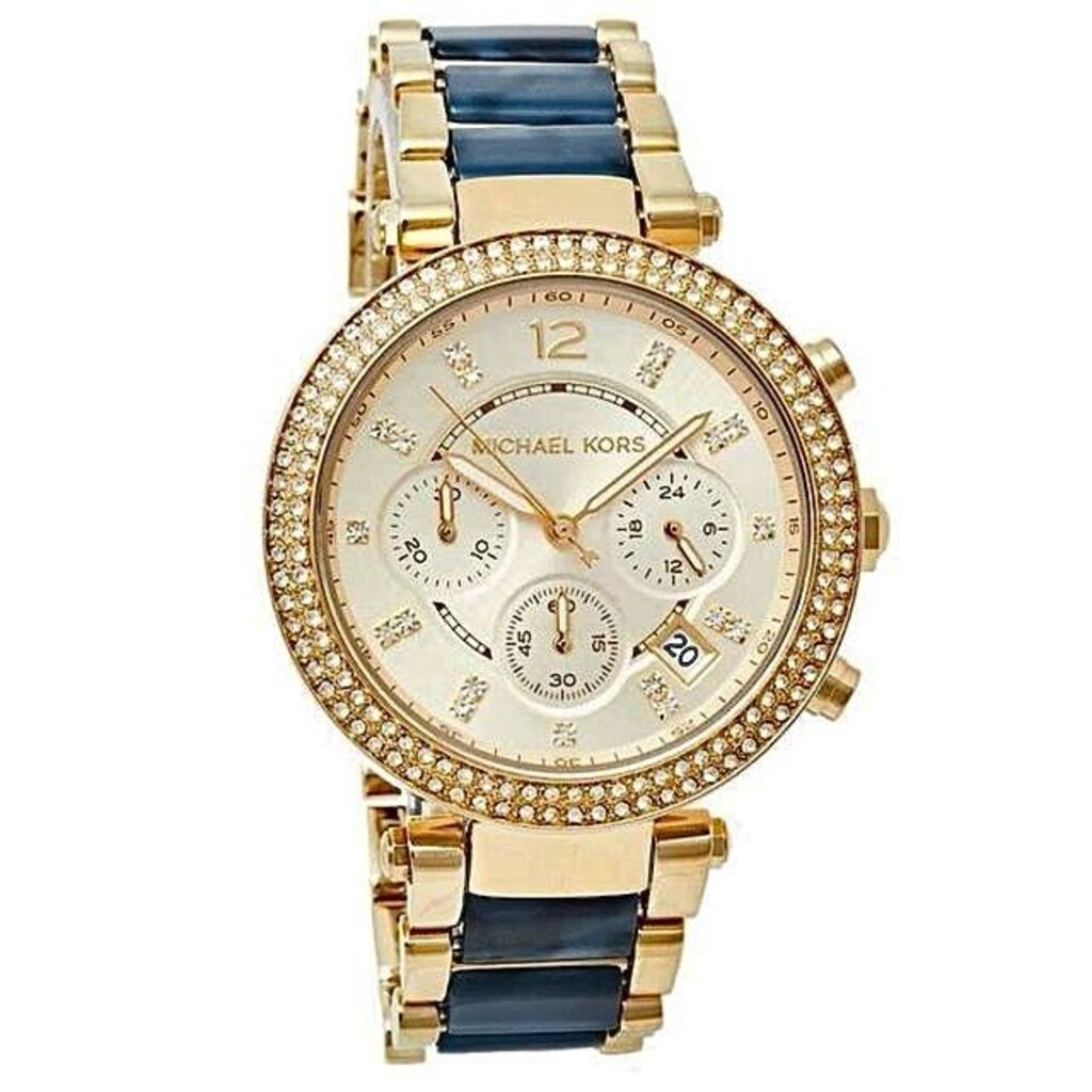 ‼İTHAL/SIFIR/Michael Kors MK6238 Parker, Kronometre,Takvim,Gold Saat - 3