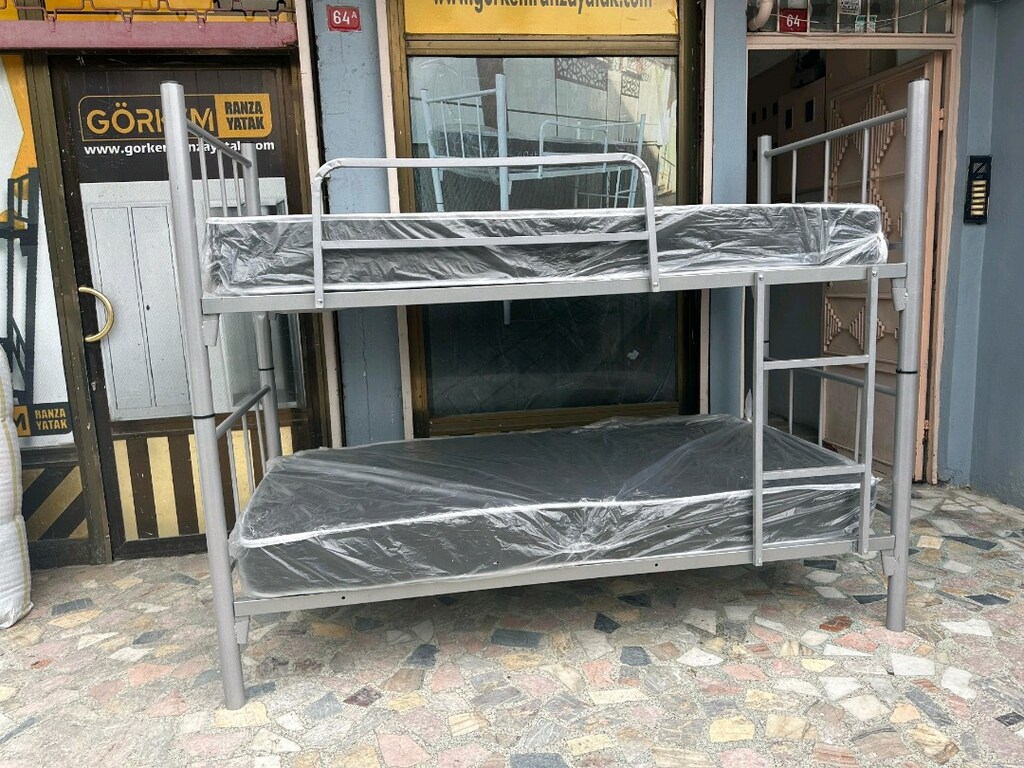 METAL GRI RANZA 2 YATAK FİYATA DAHİLDİR ÜCRETSİZ TESLIMAT - 10