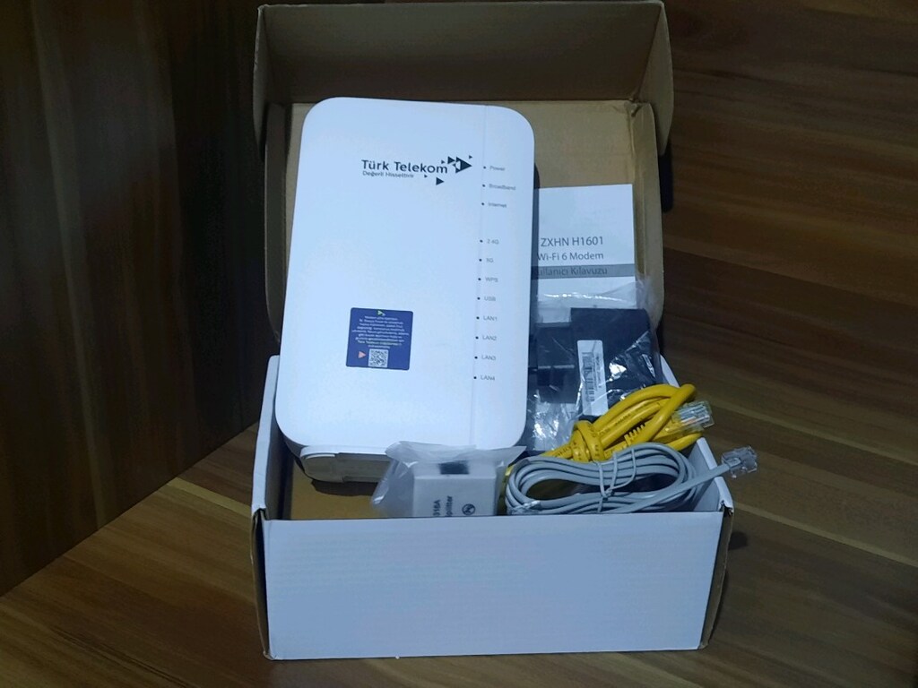 WİFİ 6 VDSL MODEM YENİ NESİL 5G VE 2.4G, ZTE, F713 - 5