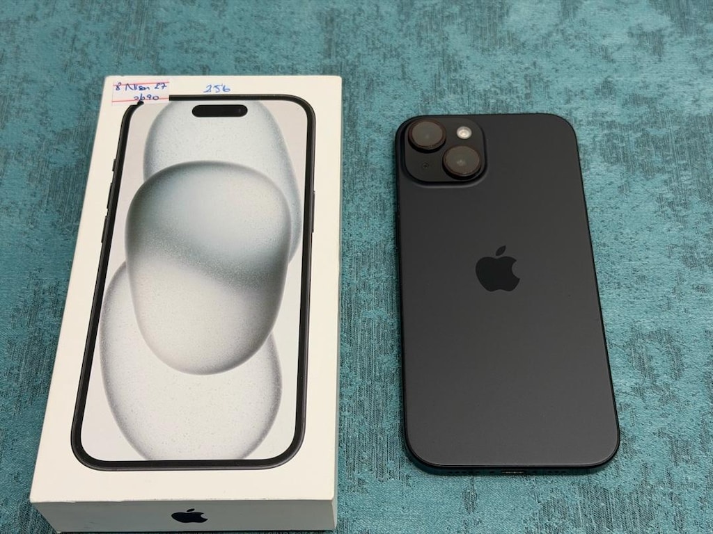 iPhone 15 256GB 10 ay Apple TR garantili hatasiz pil90 - 2