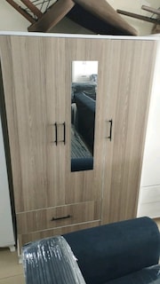 3 KAPILI SIFIR ELBİSE DOLABI MODELLERİ UYGUN FİYATA ŞOK KAMPANYA - 3