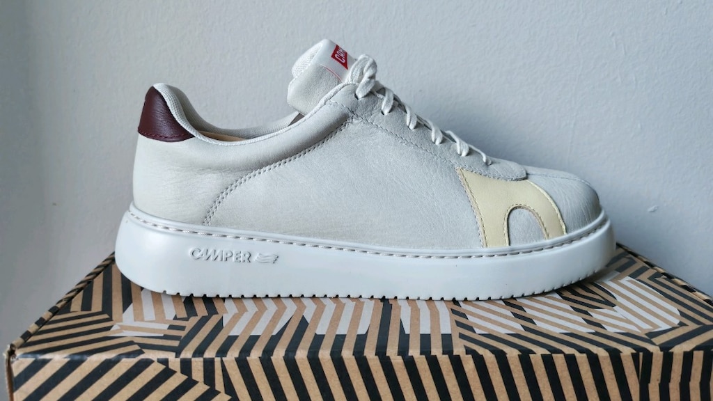 Camper Twins Beyaz Deri Kadın Sneaker - 6
