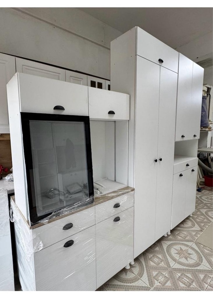 Kahve Köşesi - Mutfak dolabı sıfır ayarında Led aydınlatmalı - 14