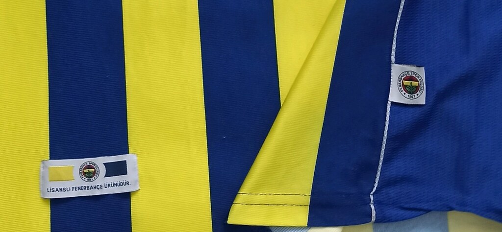 2001-2002 Kenneth Andersson Orijinal Fenerbahçe Çubuklu Forma Fenerium - 4