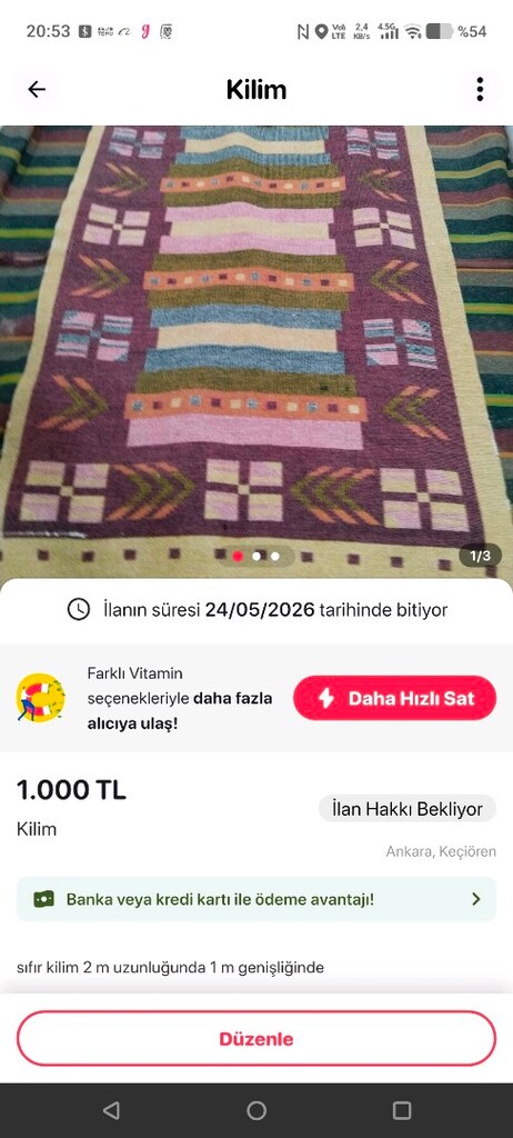 kilim, halı ve minder - 5