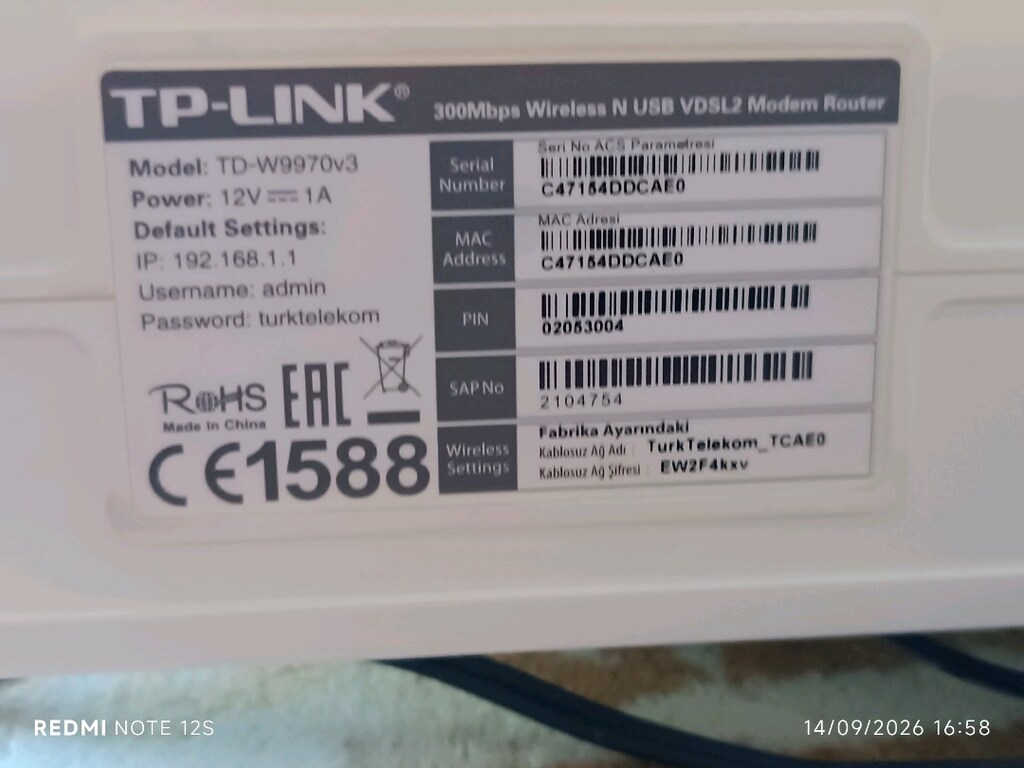 Türk Telekom modemi - 2