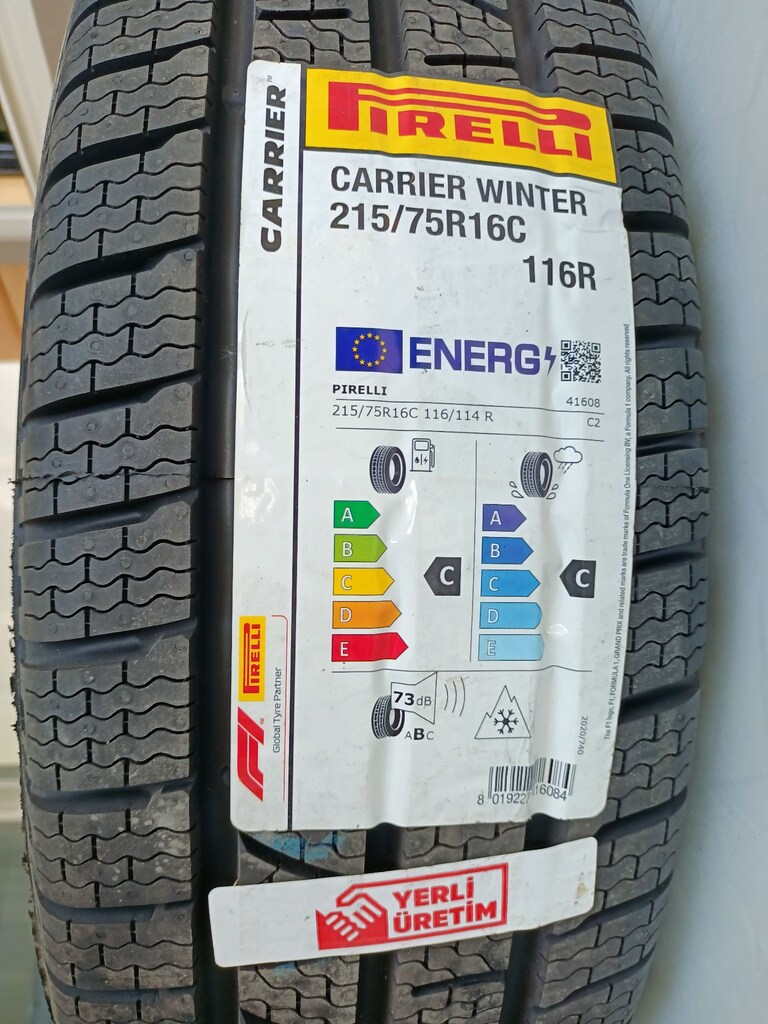 PIRELLI CARRIER WINTER 215 75 R16C 116 R M+S KAMYONET KIŞ LASTİĞİ - 7