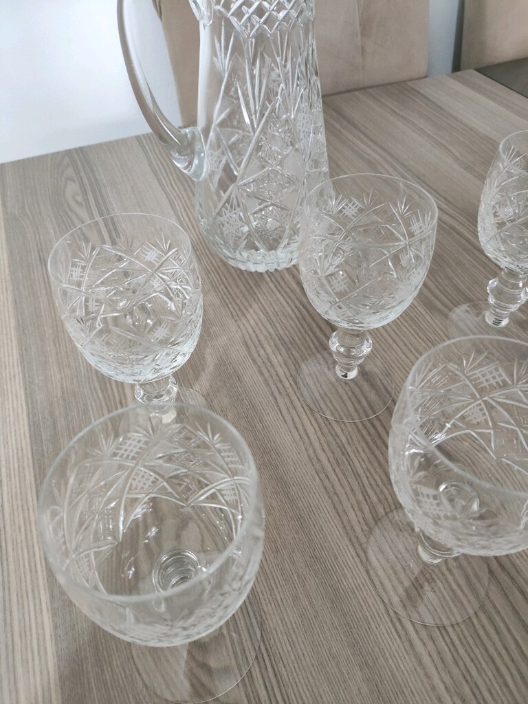 kesme kristal kadeh takımı - 4