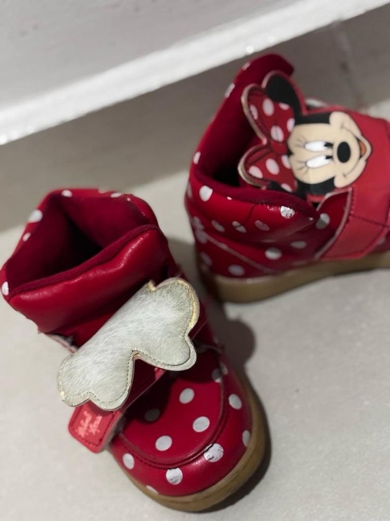 Minnie Mouse Kırmızı Puantiyeli Çocuk Ayakkabısı - 5