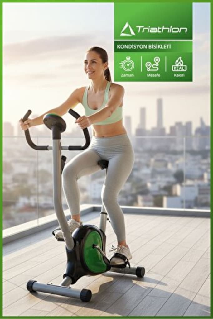 TRİATHLON T-222 PRO 2026 KONDİSYON BİSİKLETİ/LCD EKRAN - 4