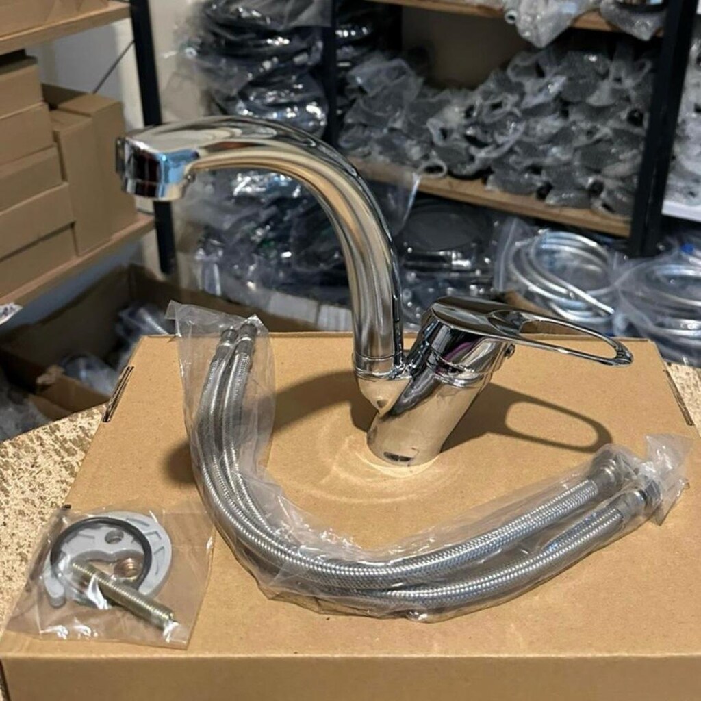 Krom Kuğu Lavabo/Mutfak Bataryası - 3