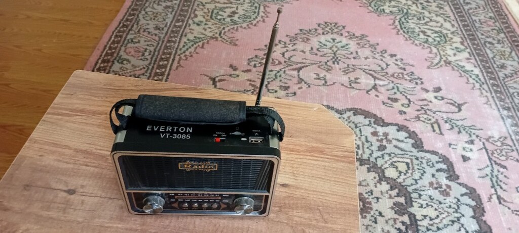 EVERTON=VT-3085=TAŞINABİLİR PORTATIV RADYO=micro sd=usb=gece fenerli - 2