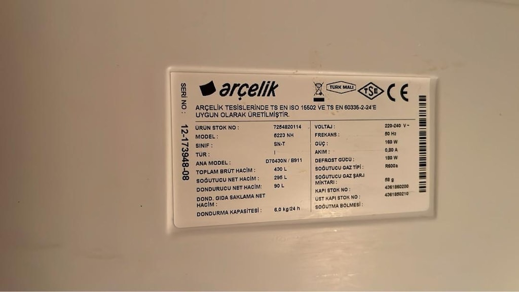 Arçelik buzdolabı - 3