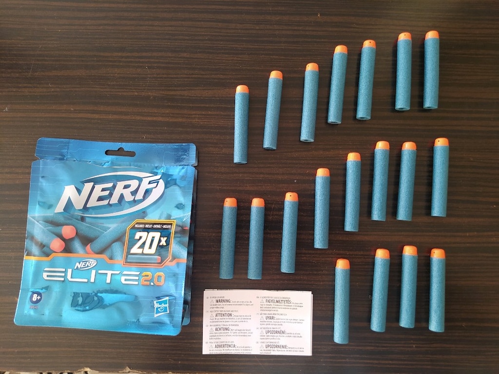 ORJİNAL NERF MERMİLERİ, HİC KULLANİLMADİ 19 ADET. PAKETLİ. SIFIR. - 2
