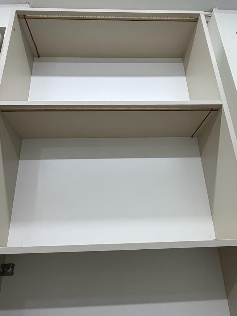 özel yapım ledli 2.5 metre dolap raf - 3