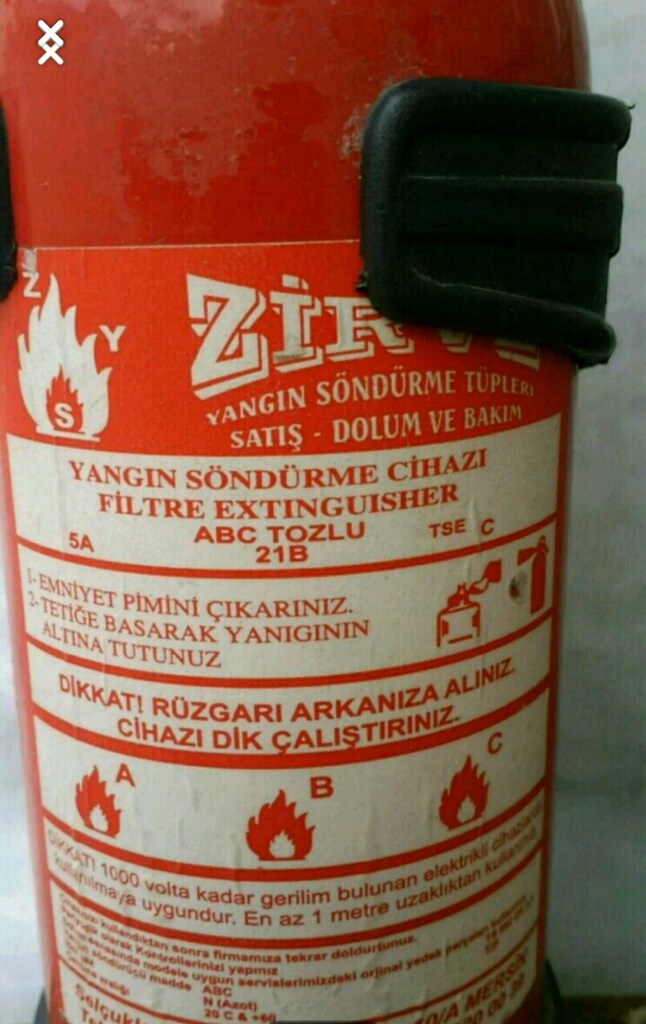 Araç yangin tüpü ( sifir ) - 3
