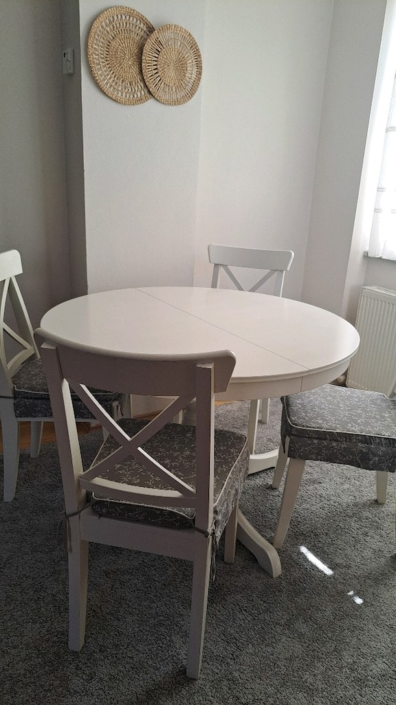 IKEA ROSENTORP Açılır Masa ve 4 Adet Sandalye - 5