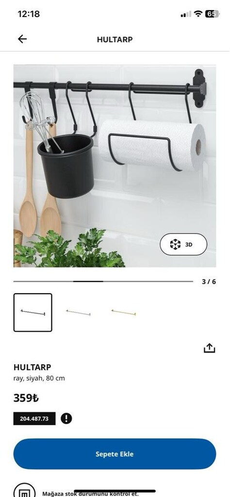 ikea mutfak rayi , kanca ve kagit havluluk - 6