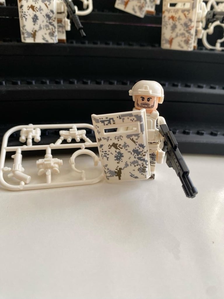 Lego Beyaz Swat Asker Minifigürleri - 17
