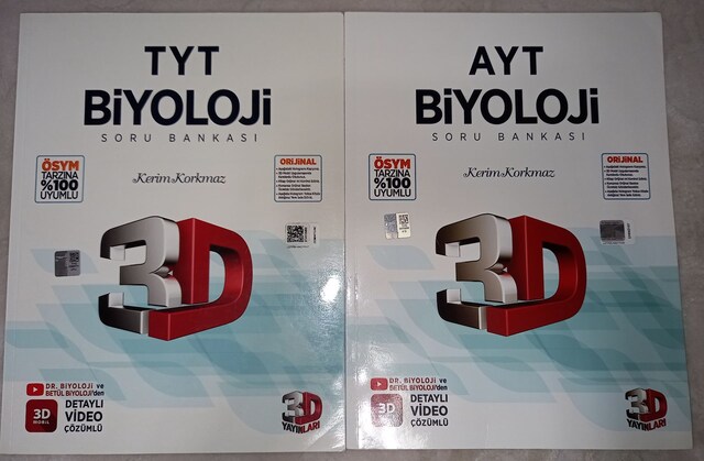 Yks kitapları 345-3D-Bilgi sarmal-Orijinal-Apotemi-Orbital