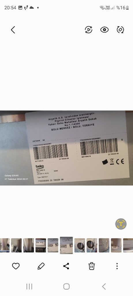 BEKO MARKA Sıfır Davlumbaz duvar tipi garantili urundur - 3